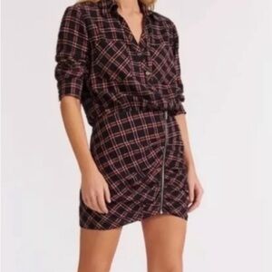 Veronica Beard plaid dress 0